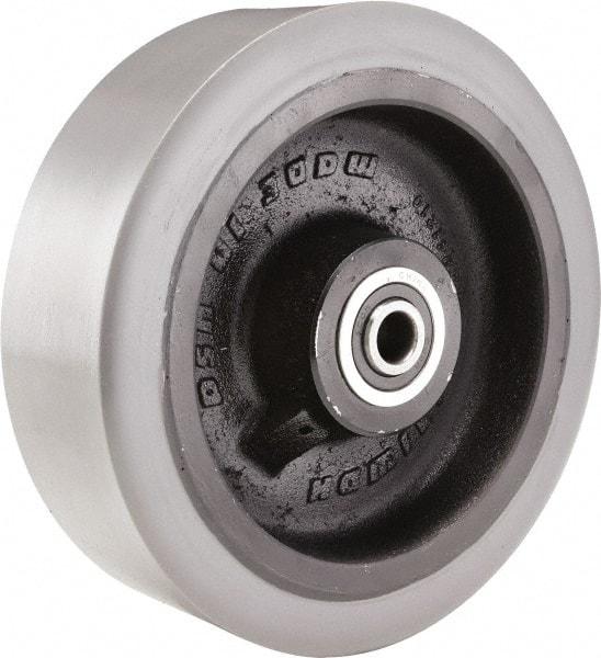 Hamilton - 10 Inch Diameter x 3 Inch Wide, Polyurethane on Cast Iron Caster Wheel - 4,000 Lb. Capacity, 3-1/2 Inch Hub Length, 1-1/4 Inch Axle Diameter, Tapered Roller Bearing - Apex Tool & Supply