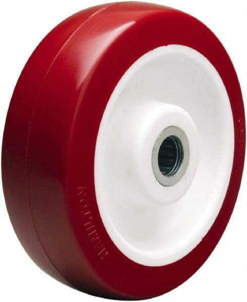 Hamilton - 6 Inch Diameter x 2 Inch Wide, Polyurethane on Polypropylene Caster Wheel - 1,100 Lb. Capacity, 2-3/16 Inch Hub Length, 3/4 Inch Axle Diameter, Straight Roller Bearing - Apex Tool & Supply