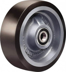 Hamilton - 6 Inch Diameter x 2 Inch Wide, Polyurethane on Cast Iron Caster Wheel - 1,560 Lb. Capacity, 2-1/2 Inch Hub Length, 3/4 Inch Axle Diameter, Tapered Roller Bearing - Apex Tool & Supply