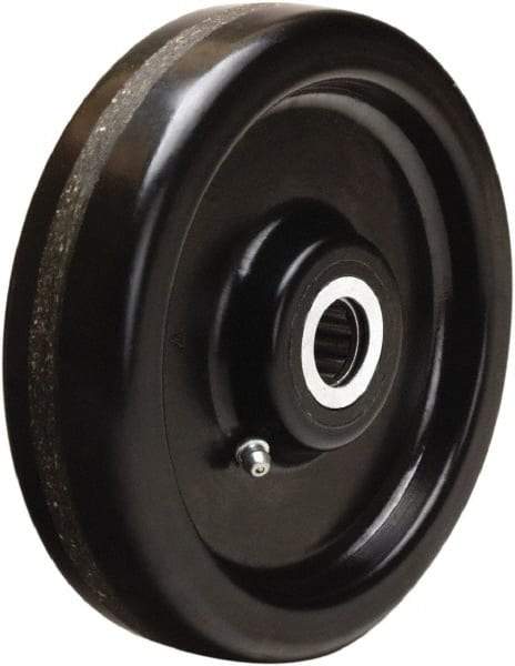 Hamilton - 6 Inch Diameter x 1-1/2 Inch Wide, Phenolic Caster Wheel - 800 Lb. Capacity, 1-5/8 Inch Hub Length, 1-3/16 Inch Axle Diameter, Plain Bore Bearing - Apex Tool & Supply
