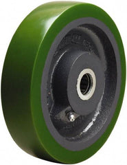 Hamilton - 6 Inch Diameter x 1-1/2 Inch Wide, Polyurethane on Cast Iron Caster Wheel - 850 Lb. Capacity, 1-3/4 Inch Hub Length, 3/4 Inch Axle Diameter, Straight Roller Bearing - Apex Tool & Supply