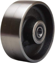Hamilton - 5 Inch Diameter x 2 Inch Wide, Forged Steel Caster Wheel - 2,000 Lb. Capacity, 2-1/4 Inch Hub Length, 1/2 Inch Axle Diameter, Precision Ball Bearing - Apex Tool & Supply
