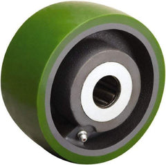 Hamilton - 5 Inch Diameter x 2-1/2 Inch Wide, Polyurethane on Cast Iron Caster Wheel - 1,300 Lb. Capacity, 2-3/4 Inch Hub Length, 1-15/16 Inch Axle Diameter, Plain Bore Bearing - Apex Tool & Supply