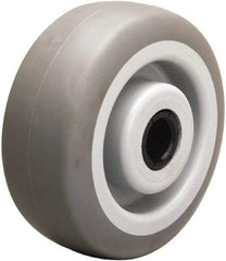 Hamilton - 5 Inch Diameter x 2 Inch Wide, Rubber on Thermoplastic Caster Wheel - 350 Lb. Capacity, 2-3/16 Inch Hub Length, 3/4 Inch Axle Diameter, Delrin Bearing - Apex Tool & Supply