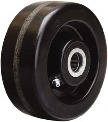 Hamilton - 5 Inch Diameter x 2 Inch Wide, Phenolic Caster Wheel - 1,000 Lb. Capacity, 2-3/16 Inch Hub Length, 1-7/16 Inch Axle Diameter, Plain Bore Bearing - Apex Tool & Supply
