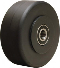 Hamilton - 5 Inch Diameter x 2 Inch Wide, Nylon Caster Wheel - 2,150 Lb. Capacity, 2-1/4 Inch Hub Length, 1/2 Inch Axle Diameter, Stainless Steel Precision Ball Bearing - Apex Tool & Supply