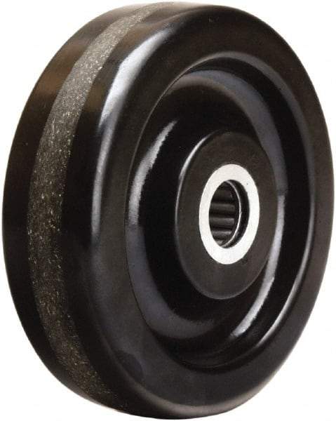 Hamilton - 5 Inch Diameter x 1-1/2 Inch Wide, Phenolic Caster Wheel - 600 Lb. Capacity, 1-5/8 Inch Hub Length, 3/4 Inch Axle Diameter, Straight Roller Bearing - Apex Tool & Supply