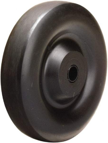 Hamilton - 5 Inch Diameter x 1-5/16 Inch Wide, Hard Rubber Caster Wheel - 280 Lb. Capacity, 1-1/2 Inch Hub Length, 1/2 Inch Axle Diameter, Self-Lube Bearing - Apex Tool & Supply