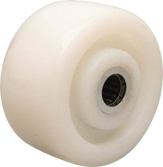 Hamilton - 4 Inch Diameter x 2 Inch Wide, Nylon Caster Wheel - 800 Lb. Capacity, 2-3/16 Inch Hub Length, 1/2 Inch Axle Diameter, Straight Roller Bearing - Apex Tool & Supply