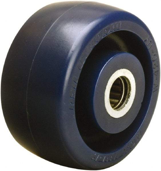 Hamilton - 4 Inch Diameter x 2 Inch Wide, Polyurethane Caster Wheel - 750 Lb. Capacity, 2-3/16 Inch Hub Length, 3/4 Inch Axle Diameter, Straight Roller Bearing - Apex Tool & Supply