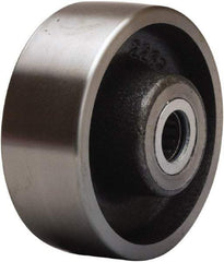Hamilton - 4 Inch Diameter x 1-1/2 Inch Wide, Forged Steel Caster Wheel - 1,400 Lb. Capacity, 2-1/4 Inch Hub Length, 3/4 Inch Axle Diameter, Straight Roller Bearing - Apex Tool & Supply