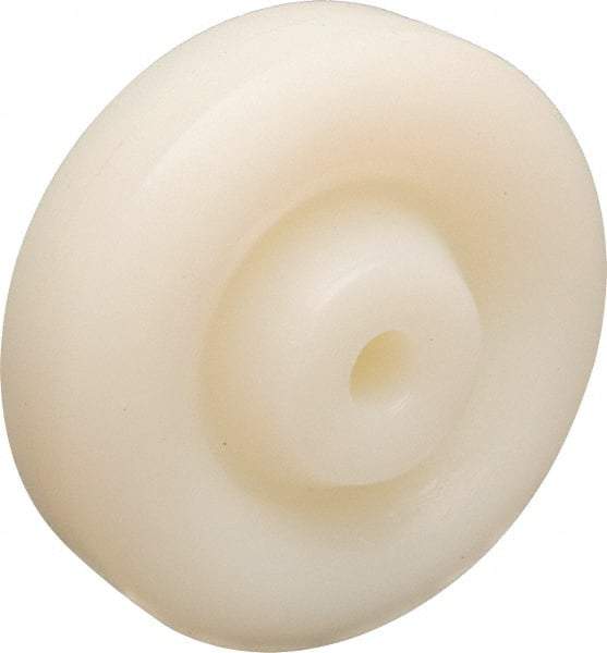 Hamilton - 4 Inch Diameter x 1-1/4 Inch Wide, Nylon Caster Wheel - 350 Lb. Capacity, 1-9/16 Inch Hub Length, 1/2 Inch Axle Diameter, Straight Roller Bearing - Apex Tool & Supply