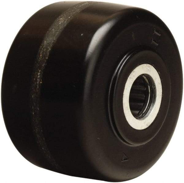 Hamilton - 3-1/4 Inch Diameter x 2 Inch Wide, Phenolic Caster Wheel - 700 Lb. Capacity, 2-3/16 Inch Hub Length, 5/8 Inch Axle Diameter, Straight Roller Bearing - Apex Tool & Supply