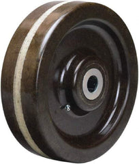 Hamilton - 10 Inch Diameter x 3 Inch Wide, Phenolic Caster Wheel - 2,900 Lb. Capacity, 3-1/4 Inch Hub Length, 1-15/16 Inch Axle Diameter, Plain Bore Bearing - Apex Tool & Supply