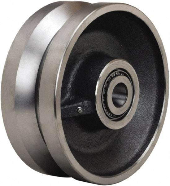 Hamilton - 10 Inch Diameter x 4 Inch Wide, Forged Steel Caster Wheel - 16,000 Lb. Capacity, 4-1/4 Inch Hub Length, 1-1/2 Inch Axle Diameter, Tapered Roller Bearing - Apex Tool & Supply