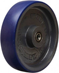 Hamilton - 12 Inch Diameter x 3 Inch Wide, Polyurethane on Cast Iron Caster Wheel - 2,800 Lb. Capacity, 3-1/4 Inch Hub Length, 1 Inch Axle Diameter, Tapered Roller Bearing - Apex Tool & Supply