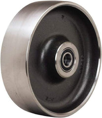 Hamilton - 12 Inch Diameter x 4 Inch Wide, Forged Steel Caster Wheel - 20,000 Lb. Capacity, 4-1/4 Inch Hub Length, 2-7/16 Inch Axle Diameter, Plain Bore Bearing - Apex Tool & Supply