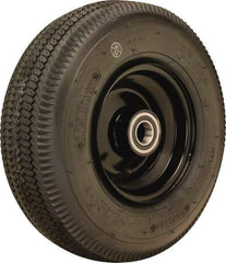 Hamilton - 12 Inch Diameter x 4-1/8 Inch Wide, Rubber Caster Wheel - 625 Lb. Capacity, 4-3/8 Inch Hub Length, 3/4 Inch Axle Diameter, Tapered Roller Bearing - Apex Tool & Supply