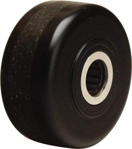 Hamilton - 3-1/4 Inch Diameter x 1-1/2 Inch Wide, Phenolic Caster Wheel - 600 Lb. Capacity, 1-5/8 Inch Hub Length, 1/2 Inch Axle Diameter, Straight Roller Bearing - Apex Tool & Supply