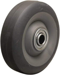 Hamilton - 4 Inch Diameter x 1-3/8 Inch Wide, Rubber on Thermoplastic Caster Wheel - 250 Lb. Capacity, 1-9/16 Inch Hub Length, 1/2 Inch Axle Diameter, Stainless Steel Ball Bearing - Apex Tool & Supply