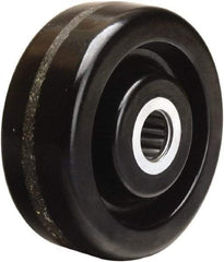 Hamilton - 4 Inch Diameter x 1-1/2 Inch Wide, Phenolic Caster Wheel - 600 Lb. Capacity, 1-5/8 Inch Hub Length, 5/8 Inch Axle Diameter, Straight Roller Bearing - Apex Tool & Supply