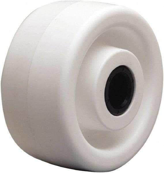 Hamilton - 4 Inch Diameter x 2 Inch Wide, Polyolefin Caster Wheel - 550 Lb. Capacity, 2-3/16 Inch Hub Length, 3/4 Inch Axle Diameter, Delrin Bearing - Apex Tool & Supply