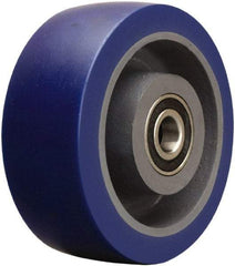 Hamilton - 5 Inch Diameter x 2 Inch Wide, Polyurethane on Cast Iron Caster Wheel - 840 Lb. Capacity, 2-1/2 Inch Hub Length, 1/2 Inch Axle Diameter, Sealed Precision Ball Bearing - Apex Tool & Supply
