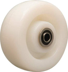 Hamilton - 5 Inch Diameter x 2 Inch Wide, Nylon Caster Wheel - 900 Lb. Capacity, 2-3/16 Inch Hub Length, 1/2 Inch Axle Diameter, Sealed Precision Ball Bearing - Apex Tool & Supply