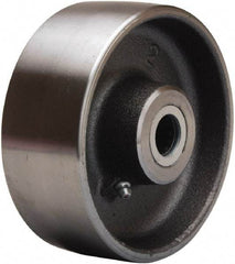 Hamilton - 5 Inch Diameter x 2 Inch Wide, Forged Steel Caster Wheel - 1,500 Lb. Capacity, 2-1/4 Inch Hub Length, 1/2 Inch Axle Diameter, Straight Roller Bearing - Apex Tool & Supply
