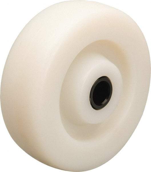 Hamilton - 6 Inch Diameter x 2 Inch Wide, Nylon Caster Wheel - 1,000 Lb. Capacity, 2-3/16 Inch Hub Length, 3/4 Inch Axle Diameter, Delrin Bearing - Apex Tool & Supply