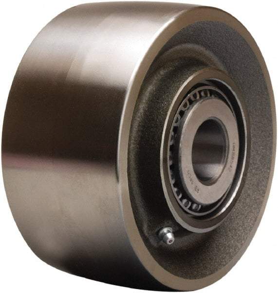 Hamilton - 6 Inch Diameter x 3 Inch Wide, Forged Steel Caster Wheel - 12,000 Lb. Capacity, 3-1/4 Inch Hub Length, 1-1/4 Inch Axle Diameter, Tapered Roller Bearing - Apex Tool & Supply