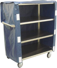 Jamco - 600 Lb Capacity, 36" Wide x 22" Long x 47" High Linen Cart - 4 Shelf, Stainless Steel, 4 Swivel Casters - Apex Tool & Supply