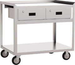 Jamco - 36" Wide x 35" High x 24" Deep, Mobile Work Stand - 1,200 Lb Capacity, 18" Shelf Clearance - Apex Tool & Supply