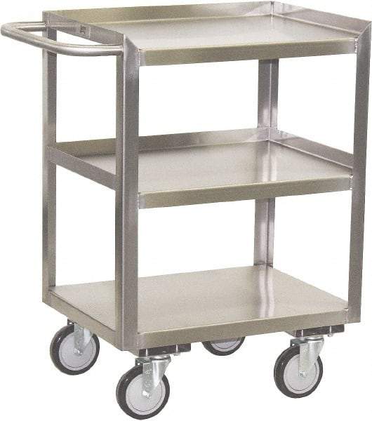 Jamco - 24" Wide x 35" High x 18" Deep, Mobile Work Stand - 1,200 Lb Capacity, 11" Shelf Clearance - Apex Tool & Supply
