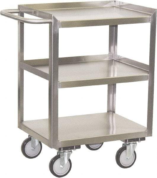 Jamco - 36" Wide x 35" High x 18" Deep, Mobile Work Stand - 1,200 Lb Capacity, 11" Shelf Clearance - Apex Tool & Supply