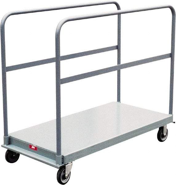 Jamco - 1,200 Lb Capacity Platform Truck - Steel Deck, 36" OAW, 9" Platform Height - Apex Tool & Supply