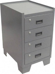 Jamco - Locking Storage Cabinet - Steel, 24" Wide x 18" Deep x 33" High, Gray - Apex Tool & Supply