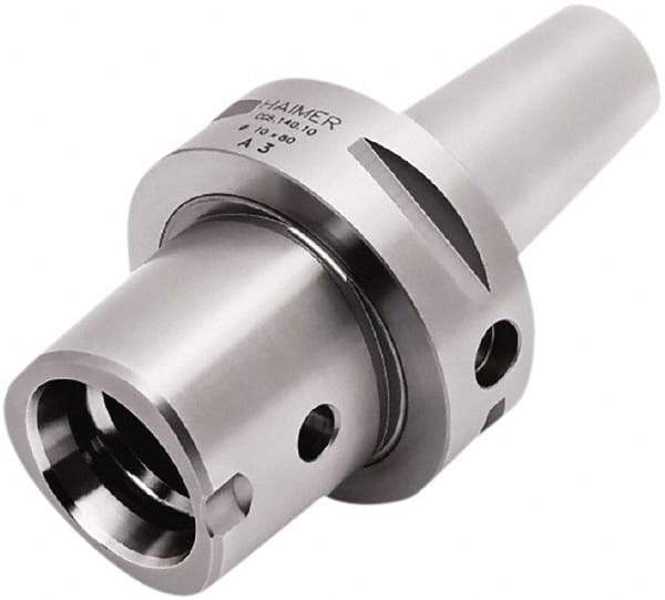 HAIMER - 10mm Hole Diam, C6 Taper Shank Shrink Fit Tool Holder & Adapter - 130mm Projection, 24mm Nose Diam, 42mm Clamping Depth, 25,000 RPM - Exact Industrial Supply