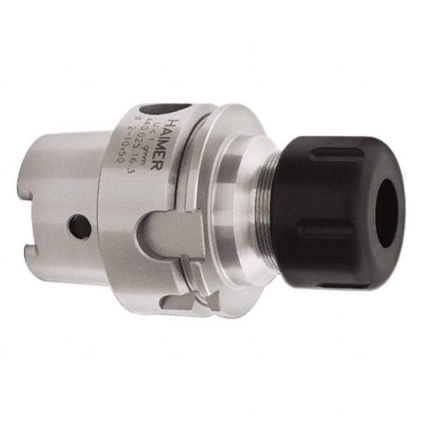 HAIMER - 1/8" to 3/4" Capacity, 70mm Projection, HSK40A Hollow Taper, ER32 Collet Chuck - 0.0001" TIR - Exact Industrial Supply