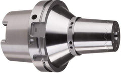 HAIMER - 1-1/2" Hole Diam, HSK125A Taper Shank Shrink Fit Tool Holder & Adapter - 9" Projection, 3.23" Nose Diam, 3.46" Clamping Depth, 25,000 RPM, Through Coolant - Exact Industrial Supply