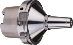 HAIMER - 3/8" Hole Diam, HSK125A Taper Shank Shrink Fit Tool Holder & Adapter - 9" Projection, 1.06" Nose Diam, 1.65" Clamping Depth, 25,000 RPM, Through Coolant - Exact Industrial Supply