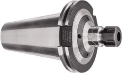 HAIMER - 1/8" to 5/8" Capacity, 6.3" Projection, CAT50 Taper Shank, ER25 Collet Chuck - 0.0001" TIR, Through-Spindle - Exact Industrial Supply