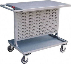 Jamco - Louvered Panel Cart - 36 Inch Overall Width x 24 Inch Overall Depth x 35 Inch Overall Height - Apex Tool & Supply