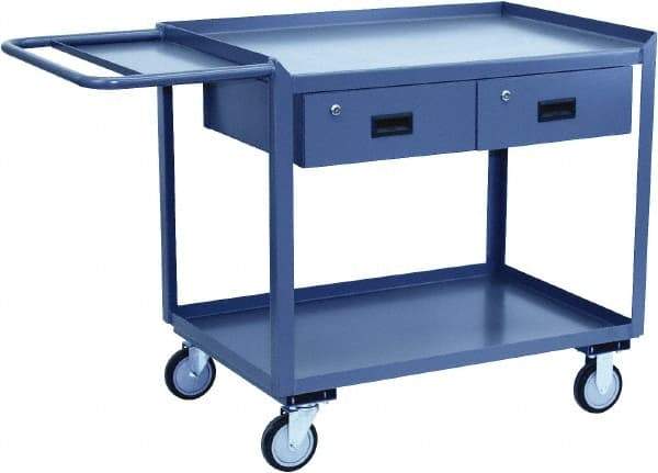 Jamco - Flush Mobile Work Bench - Steel, Gray, 30" Long x 36" Deep x 35" High - Apex Tool & Supply