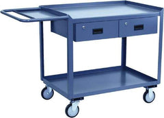 Jamco - Flush Mobile Work Bench - Steel, Gray, 24" Long x 36" Deep x 35" High - Apex Tool & Supply