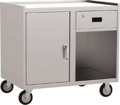 Jamco - 36" Wide x 34" High x 24" Deep, Mobile Closed Cabinet - 1,200 Lb Capacity, 18" Shelf Clearance - Apex Tool & Supply