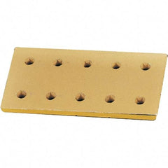 Dynabrade - 7" Long x 3.6667" Wide Power Sander Punch Plate - For Use with Dynabug Orbital Sanders - Apex Tool & Supply