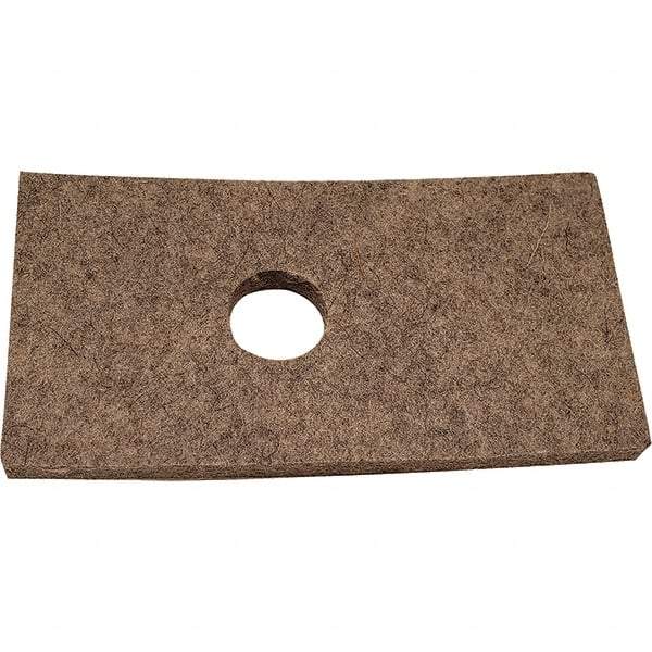 Dynabrade - 1/2" Thick, Machinery Leveling Pad & Mat - 30,000 Lb Max Load - Apex Tool & Supply