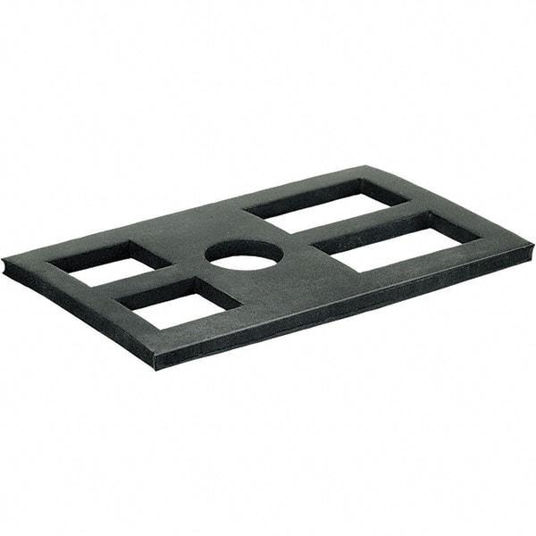 Dynabrade - 1/4" Thick, Polymer, Machinery Leveling Pad & Mat - 15,000 Lb Max Load - Apex Tool & Supply