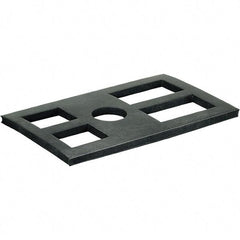 Dynabrade - 1/4" Thick, Polymer, Machinery Leveling Pad & Mat - 15,000 Lb Max Load - Apex Tool & Supply